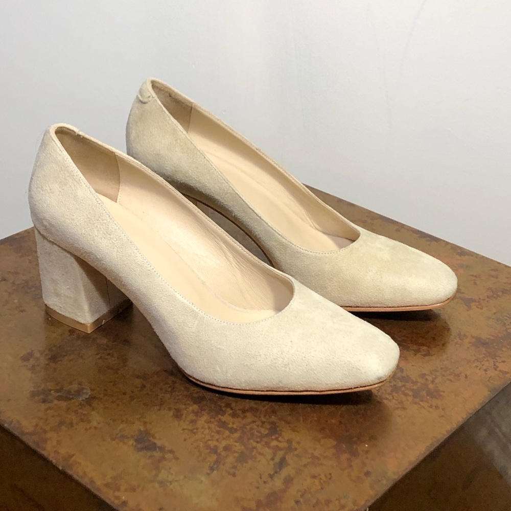 Sold Out Maryam Nassir Zadeh Nude Suede Pumps